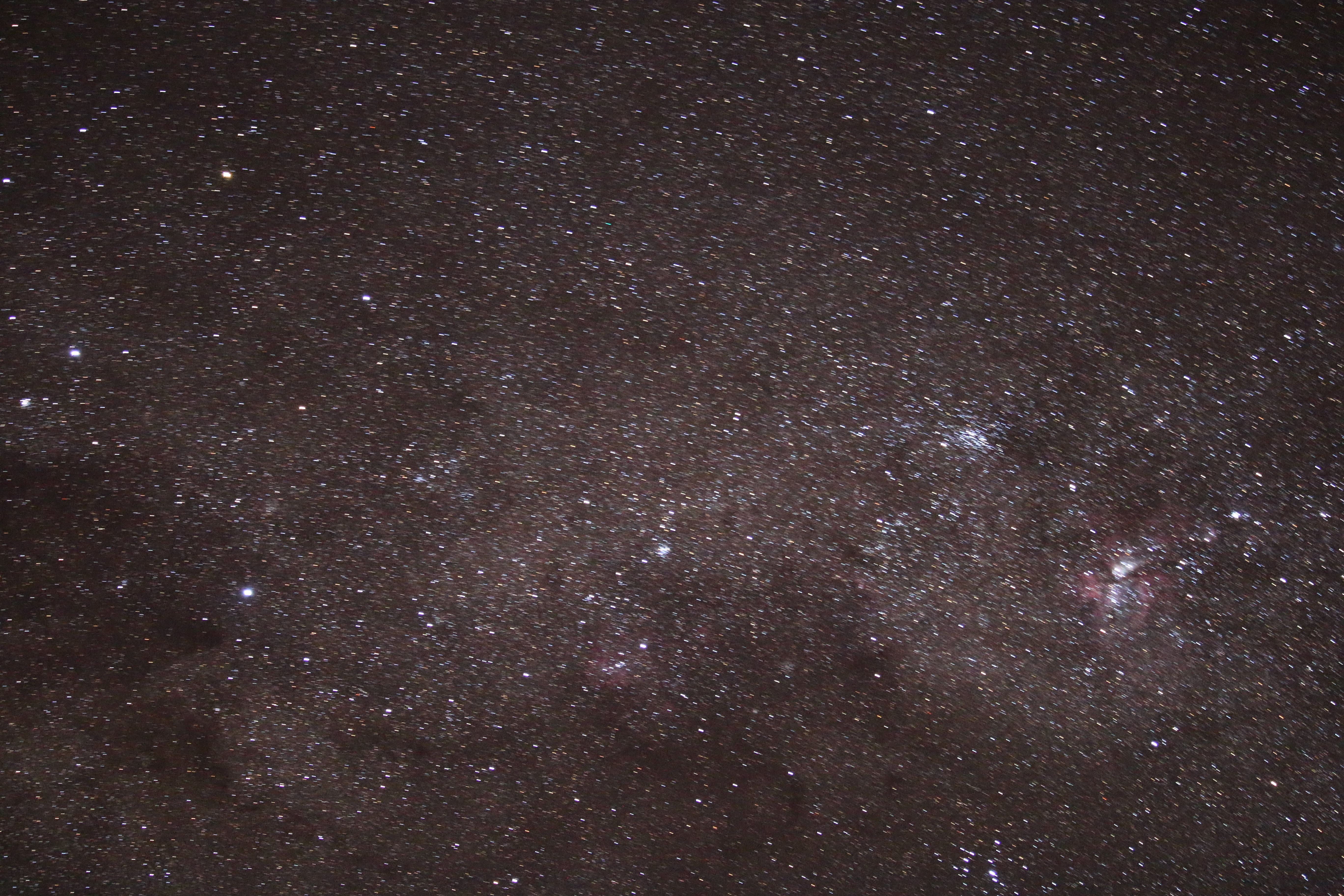 The stars were amazing, I think I captured the Southern Cross. 