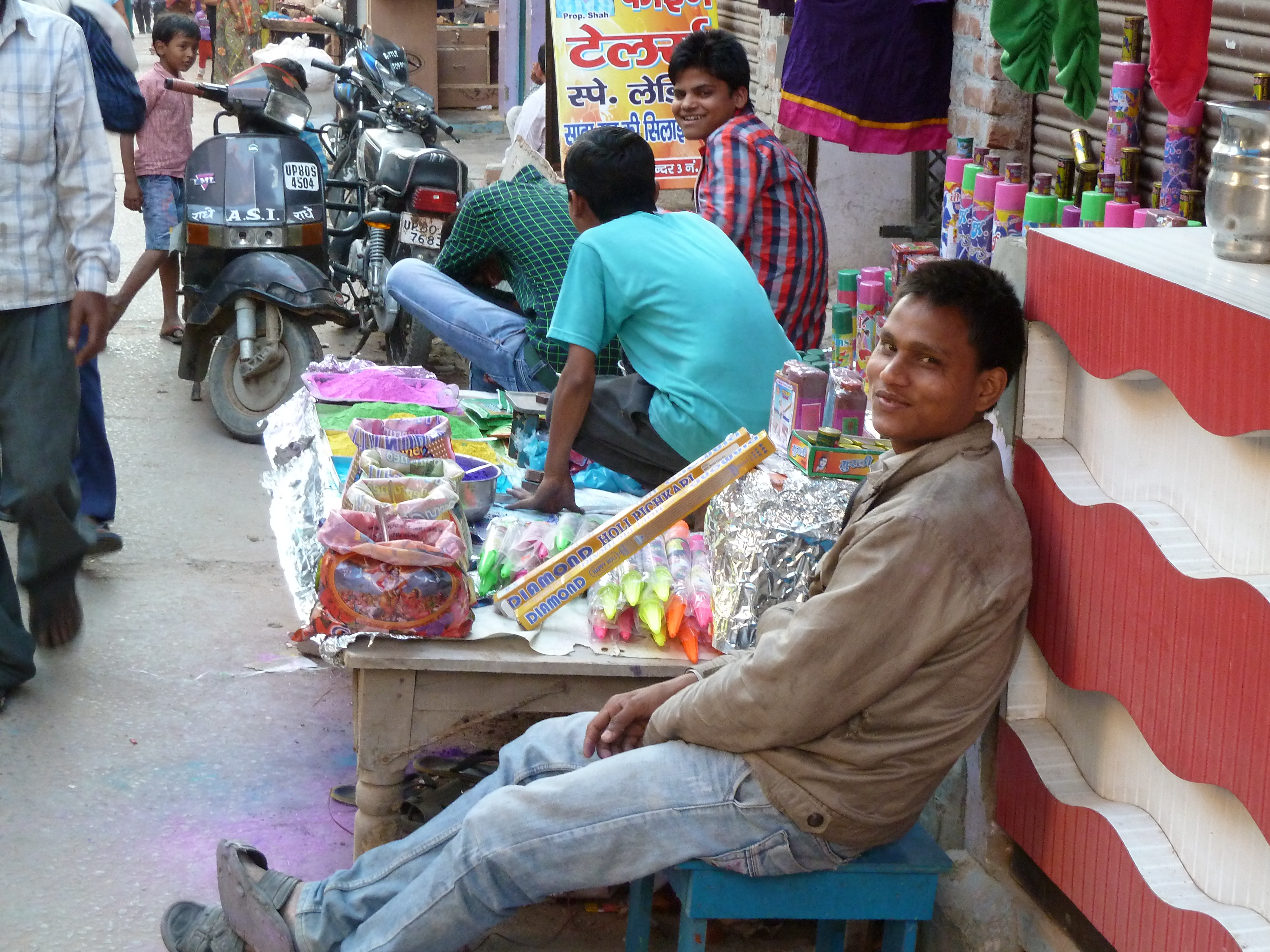 A smile from someone in India is never far away.