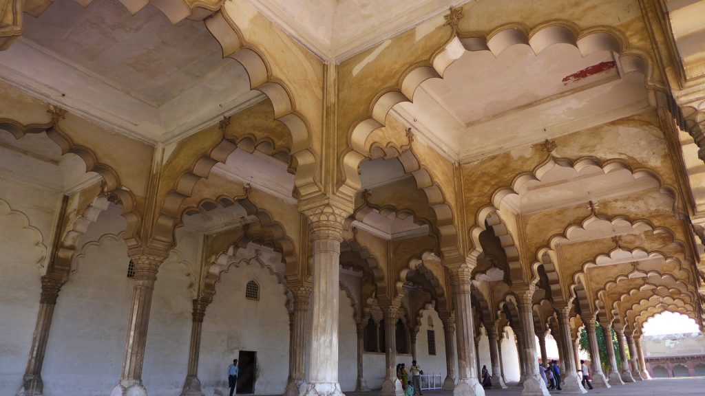 Diwan-i-Aam, "hall of public audience"-Agra Fort