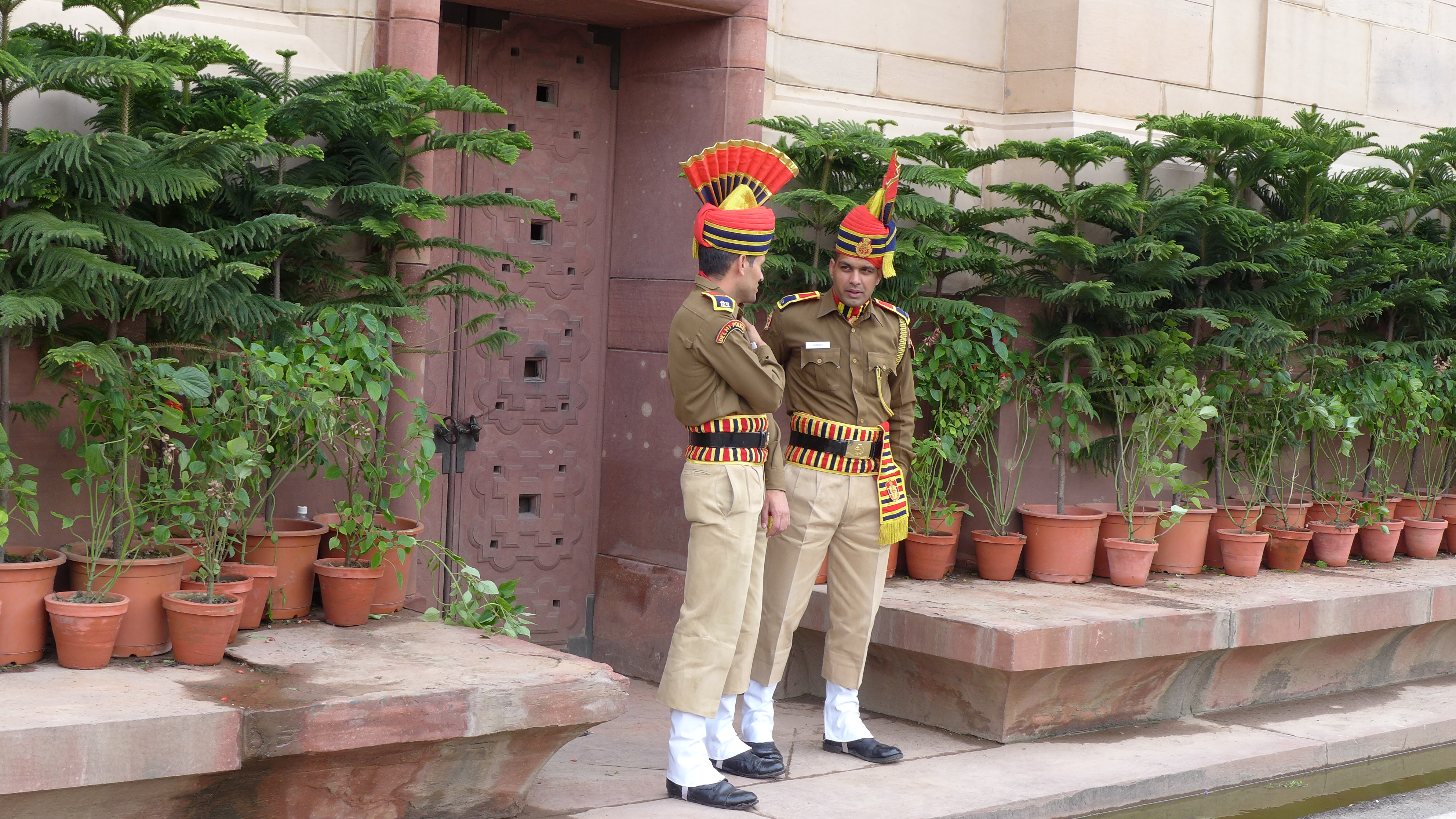 Full Ceremonial Dress for Indian Soldiers.  