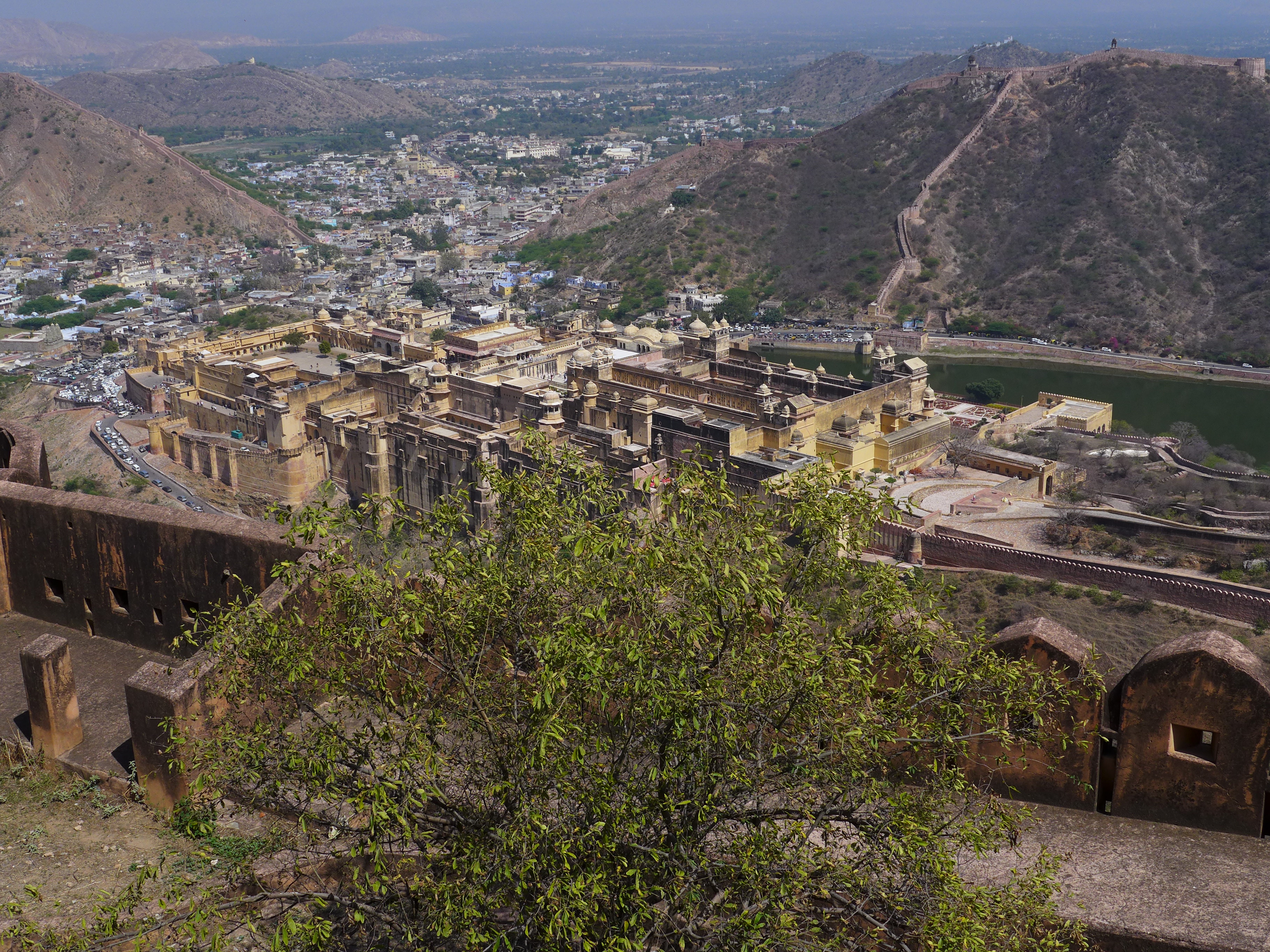 Overlooking Amer Fort from Jaigarh Fort.