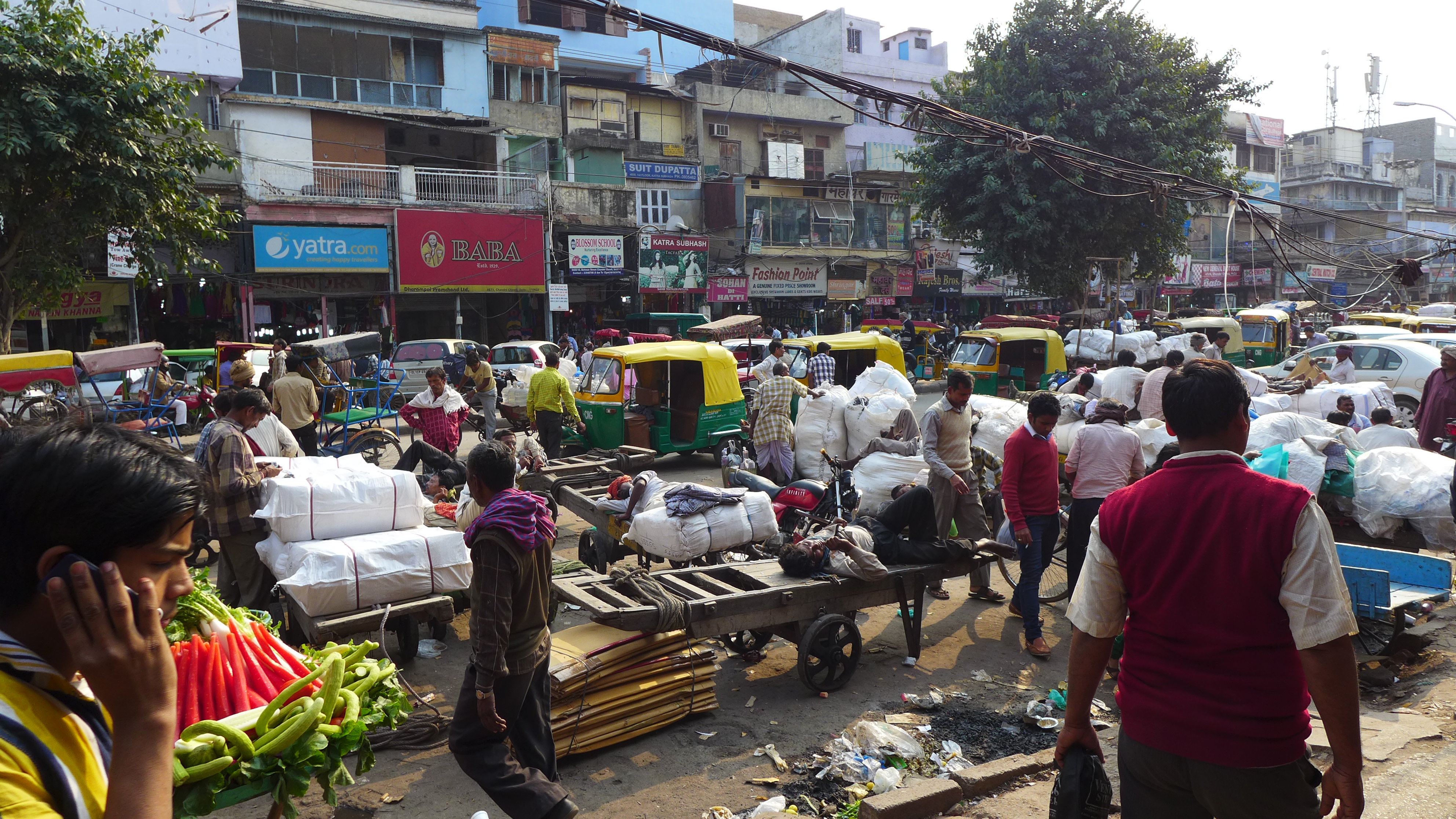 The street leading to the spice market, talk about total grid lock and chaos. 